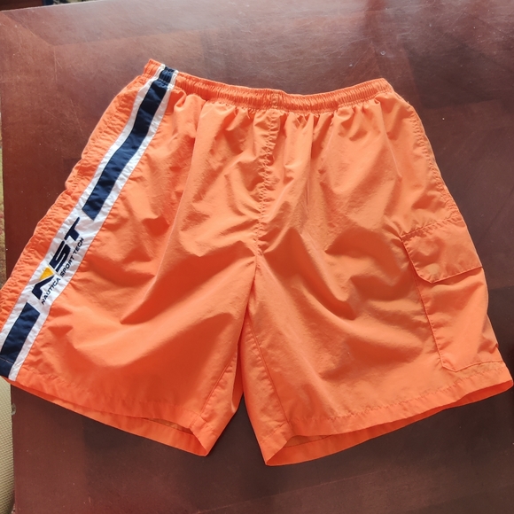🗺️ NST Nautica Sports Tech Swim Shorts Inside Drawstring Men's XL - Picture 9 of 13